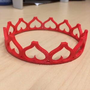 Prinses hartkroon, cosplay tiara, gepersonaliseerde kroon