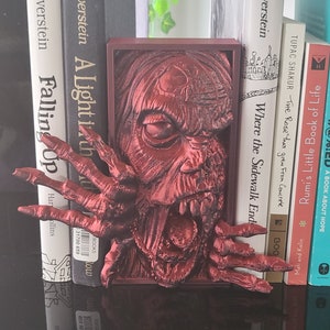 Zombie Book Nook - Halloween Decor - Tabletop Fantasy Book Shelf Decor - Book Lovers Gift - Horror Bookend