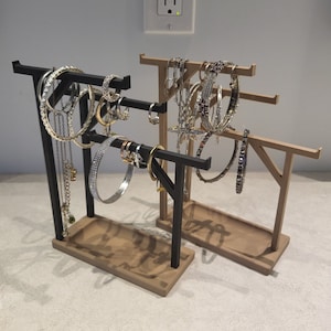 カスタムジュエリーオーガナイザー - ネックレスディスプレイスタンド - リングホルダースタンド - リングツリー - 彼女へのギフト - 婚約ギフト