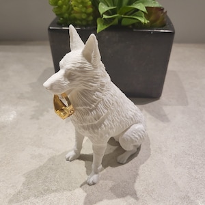 Dog Ring Holder - Dog Lovers Gift - German Shepard - Personalized Engagement Gift - Valentines Day Gift
