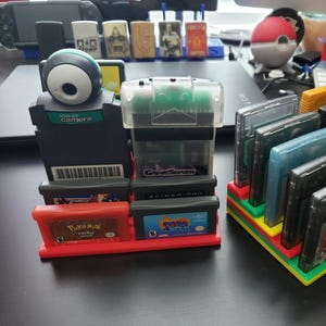 Soporte para cartuchos de Game Boy (GB, GBC, GBA) - Regalo para gamers - Ideas de regalos para videojuegos retro - Soportes para videojuegos