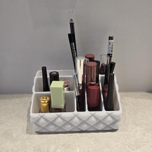 Cloud Puff Design Beauty Makeup Organizer - Bathroom Decor - Cosmetic Storage - Lipstick Holder