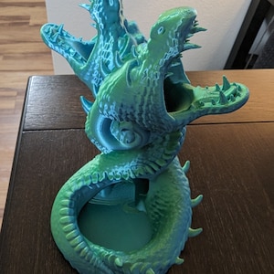 Twin Dragon Dice Tower - Tabletop Role Playing Game Accessories - Dice Gifts - Gift for Gamers