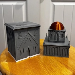 MTG Tower TCG Deck Box - 100 Card Holder - Unique Deck Case - Tabletop Accessories