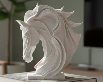 Escultura abstracta de caballo - Estatua de caballo