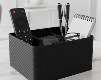 Contemporary Desk Organizer - Ribbed design