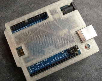 Open Pin Layout Arduino Uno R3 Case - Gadget Parts - PC Part