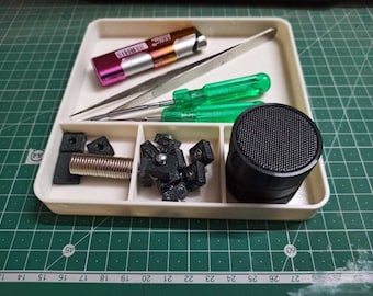 Bandejas de escritorio personalizadas, múltiples opciones de color, organizador de almacenamiento de escritorio, impreso en 3D, organización de oficina, accesorios para el hogar