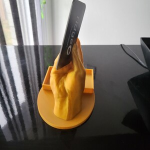 Handy Hand Business Card Holder - Modern Desk Organizer - Home Office ...