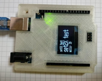OLED Screen Arduino Uno R3 Top Case - Gadget Parts - PC Part