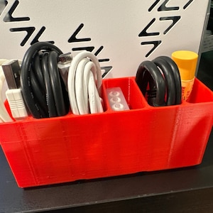 USB Cable Management Organizer, Office Storage Organizer, 3D Printed, Office Décor, Desk Accessories, Work Table Holder