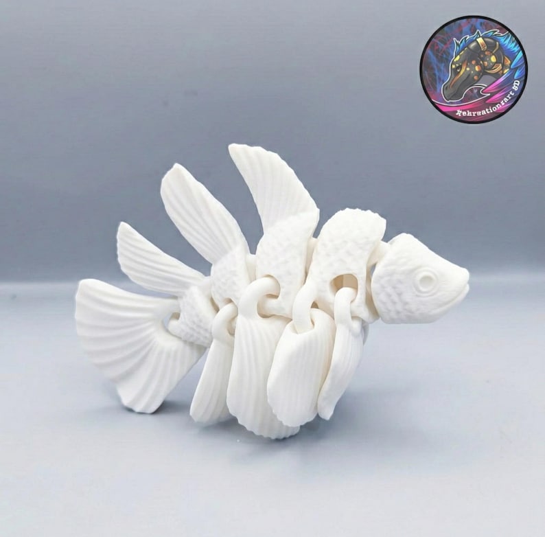Articulated Betta Fish Toy - Flexible Fidget Fish - Sensory Stress ...