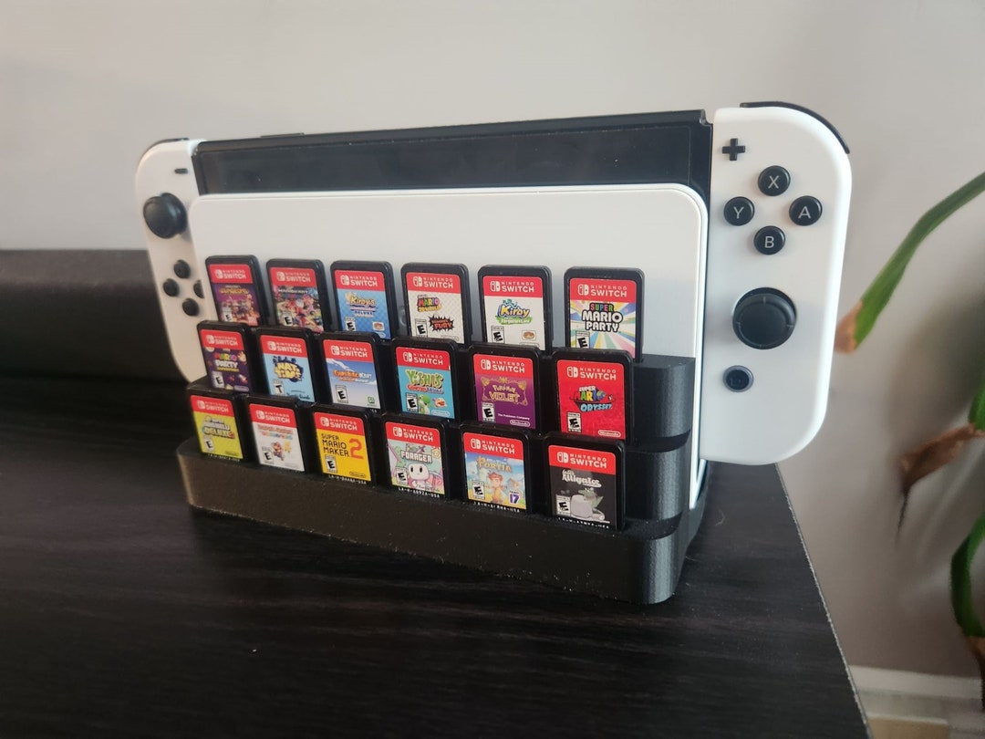 Game Cartridge Display Stand for Nintendo Switch Dock, Multiple Color