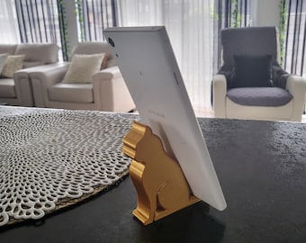Cat Cell Phone Holder Desk Stand - 3d Printed - Cat Lovers Gift - Made in Canada