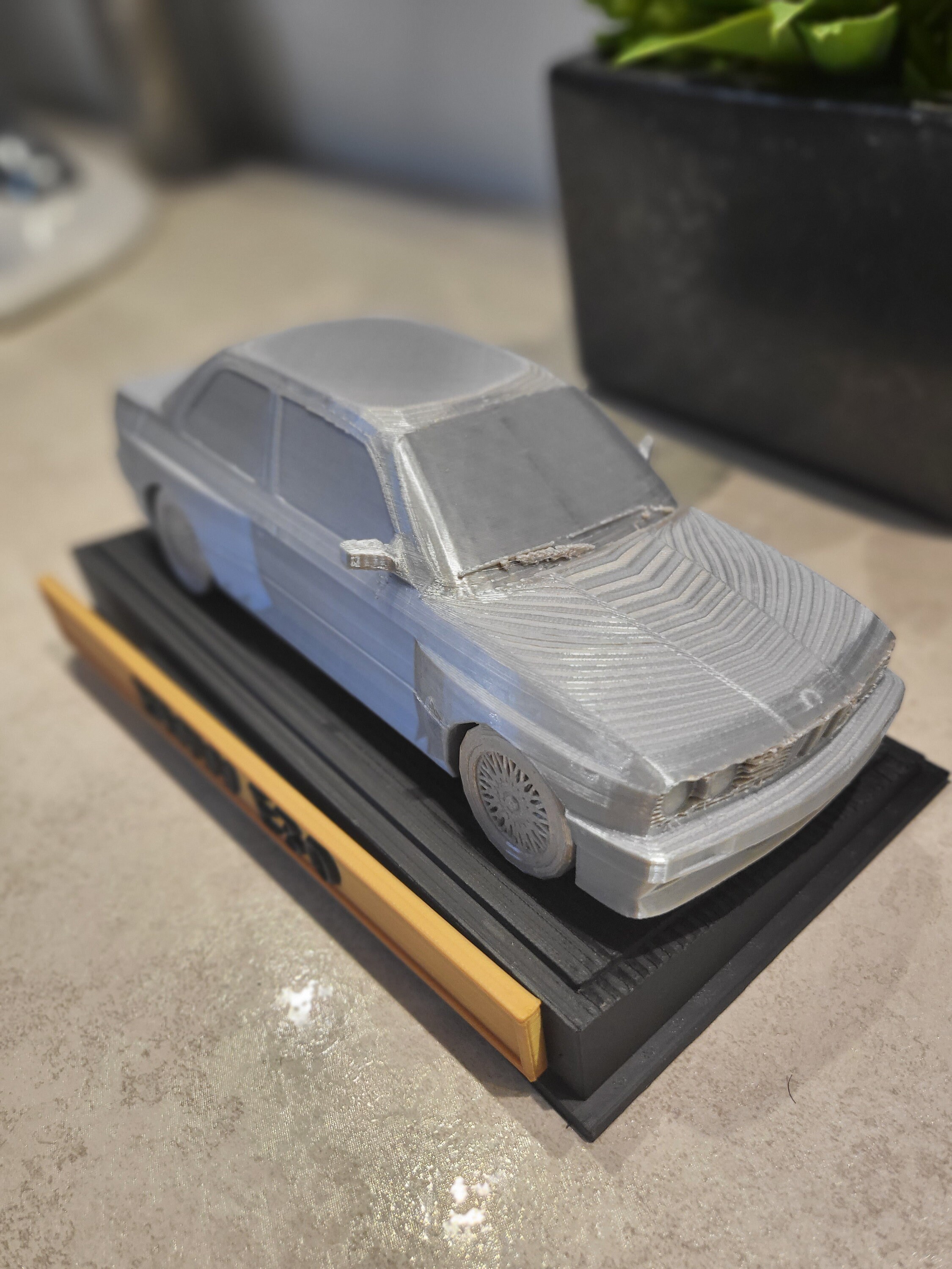 3D Print Your Car With Custom Engraved Text Display Stand - Etsy