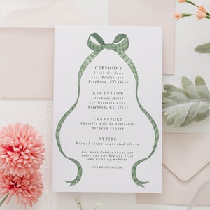 Pink hydrangea wedding invitation, pink floral invitation template, floral wedding invite, personalized invitation template, floral invite image 6