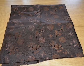 VINTAGE 1960s SILK FABRIC