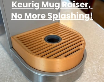 Adjustable Mug Riser for Keurig: Reduce Coffee Splash