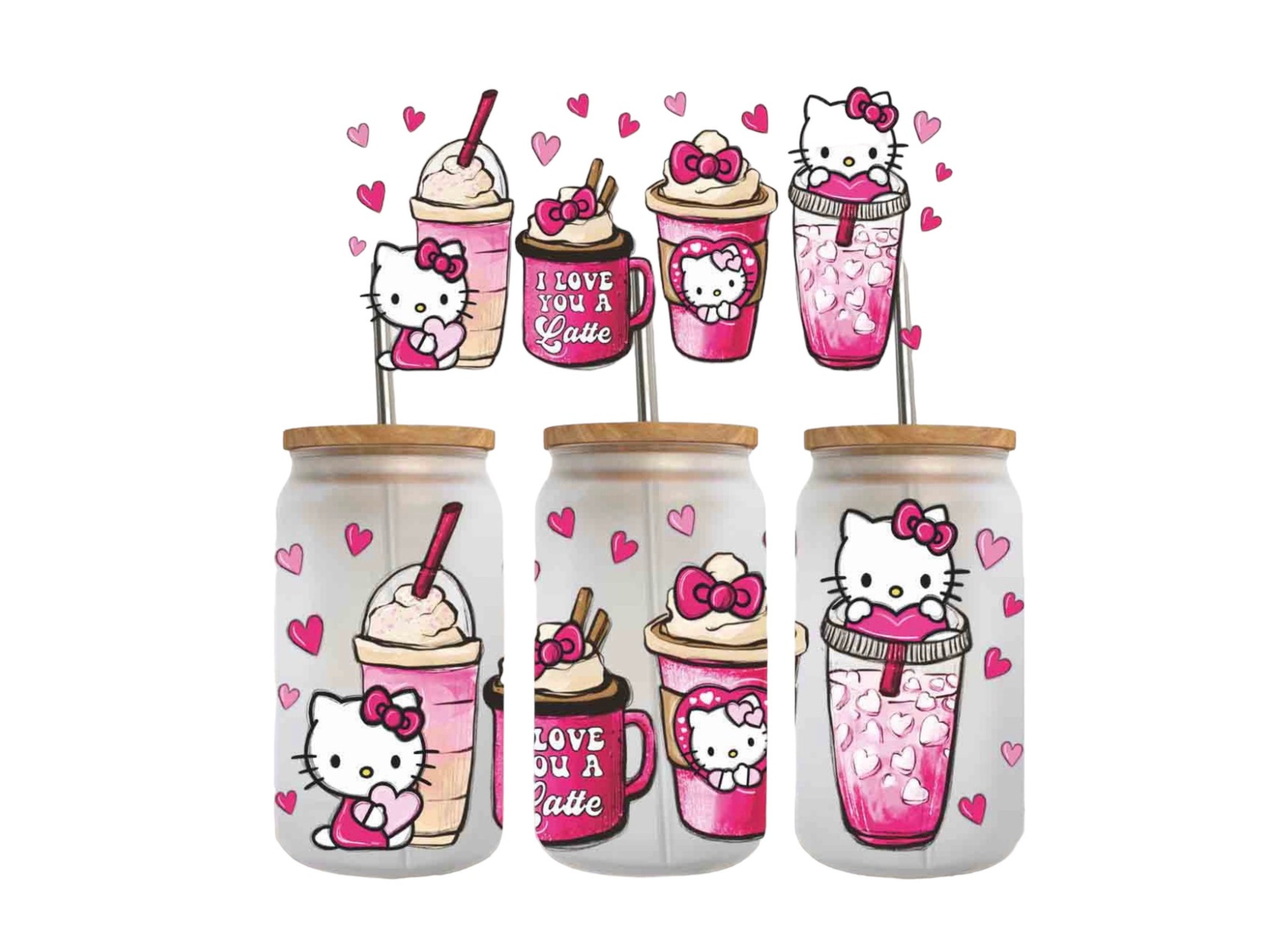 HELLO KITTY-16 0Z.-UV DTF CUP WRAP *rts – MarCourt Transfers
