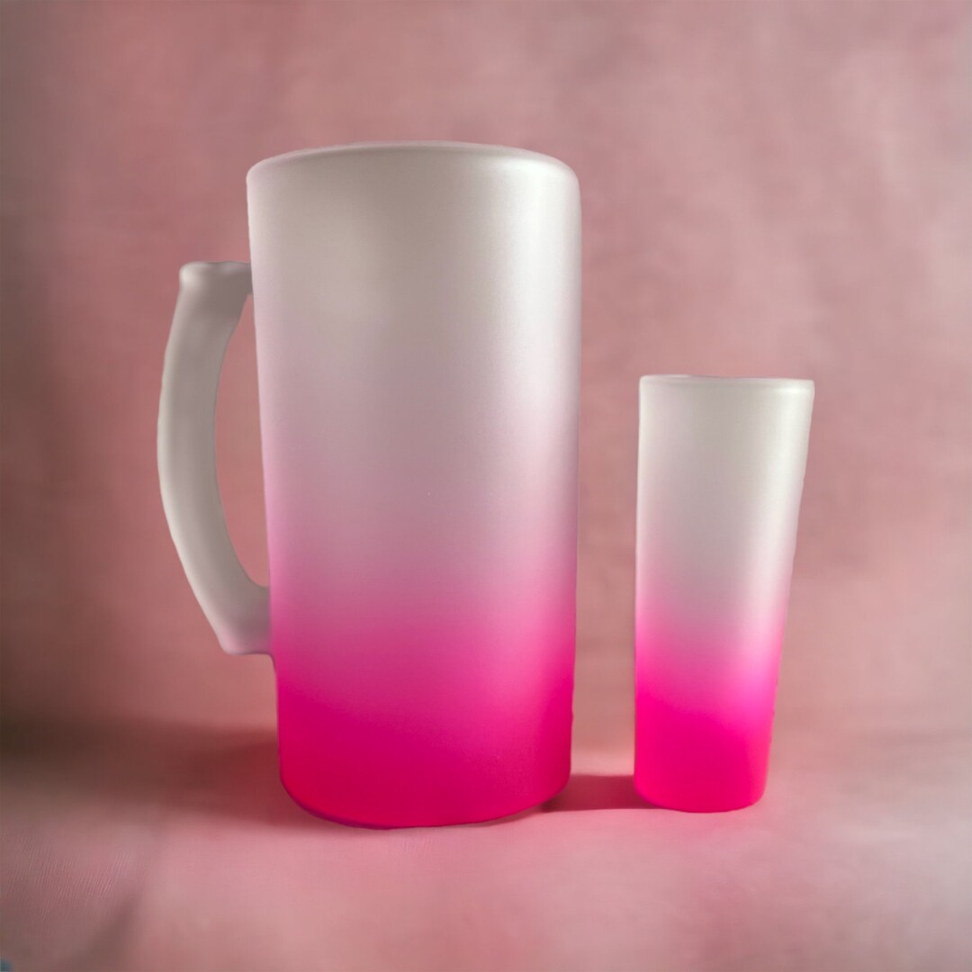 Sublimation Beer Mug and Shot Glass Etsy