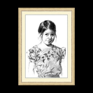 Digital Printable Latino Art Mayans of Guatemala Poster Print Folklore Portrait Woman Art Print Guatemala Art for wall display