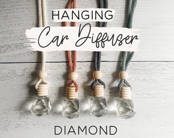 Hanging Car Diffuser, Diamond Bottle