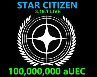 Star Citizen 100,000,000 aUEC (alpha UEC) for 3.19.1 Live Express Delivery