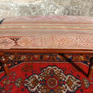 Pouf, Bench, Footstool, Ottoman, Wooden pouf, Handmade furniture, Decorative chair, Home decor, Dining room bench, Boho decor, Handmade