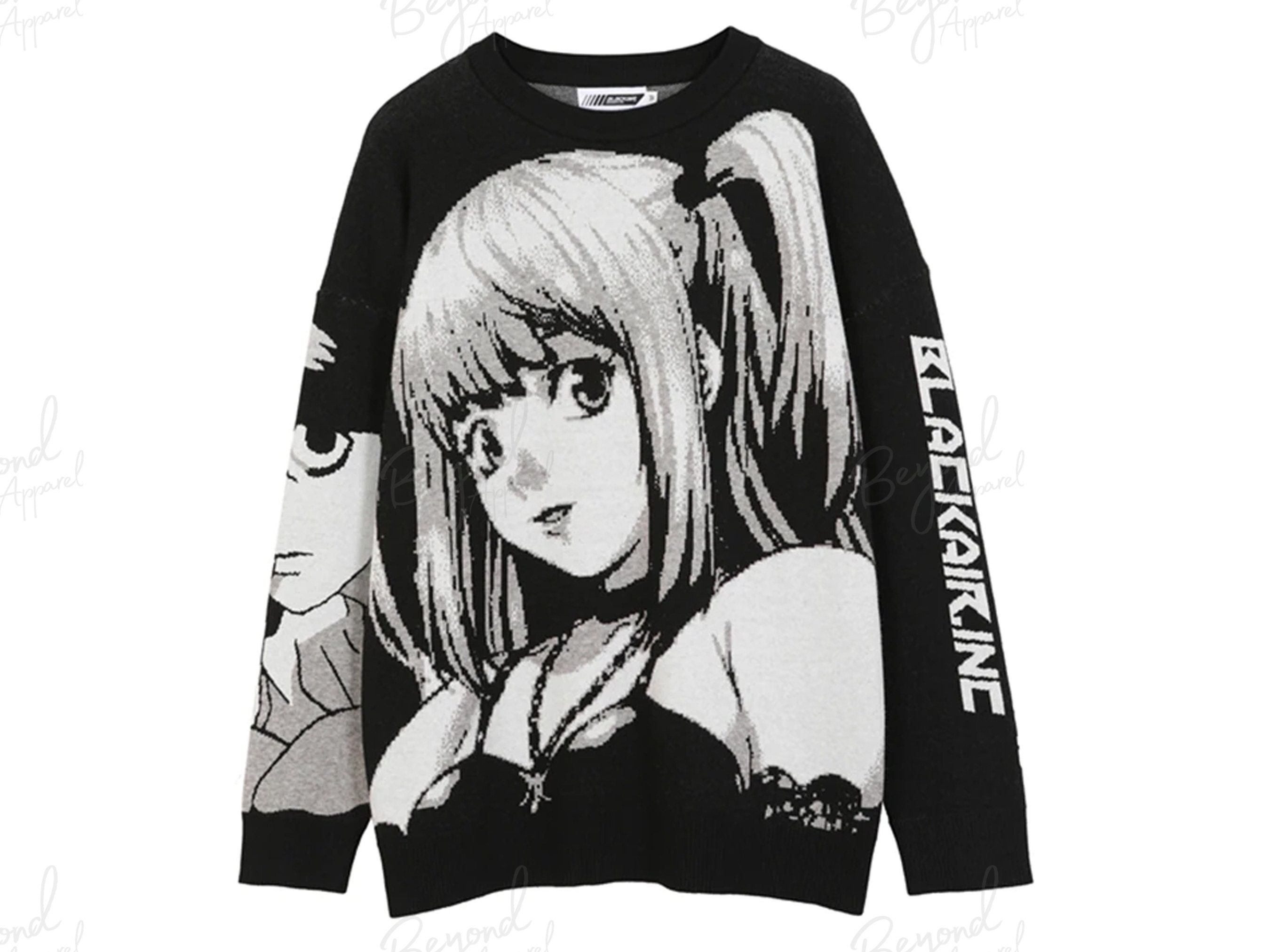 Cartoon Sweater Harajuku Knitted Sweater Y2K Anime Sweater  Etsy