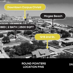 Location Pins | Round Pointers