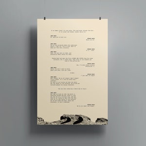 Everything Everywhere Poster | Rock Scene Movie Quote Print, Minimalist Script Wall Art, Digital File