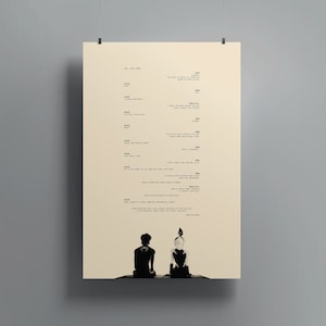 Spider-Verse Poster | Screenplay Scene Wall Art, Animated Film Quote Print, Digital Movie Download