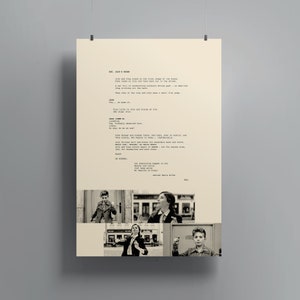 Jojo Kaninchen Poster | Drehbuch Szene Print, Satirischer Film Zitat Wandkunst, Digital Download