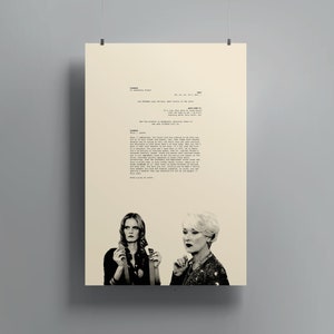 Devil Wears Prada Poster | Screenplay Scene Wall Art, Fashion Movie Quote Print, Digital Download