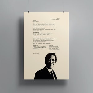 Everything Everywhere Poster | &quot;Laundry & Taxes&quot; Screenplay Wall Art, Multiverse Movie Print, Digital Download