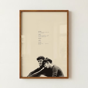 Normal People Script Print: Minimalist TV Quote Wall Art (Digital Download)