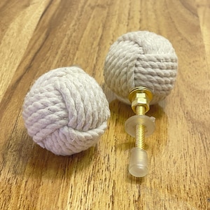 Handmade Rattan Drawer Knob / Wicker Natural Rattan Rope Handle / Rattan Drawer Pulls / Rattan Handles for Drawer / Wicker Drawer Pull Knob