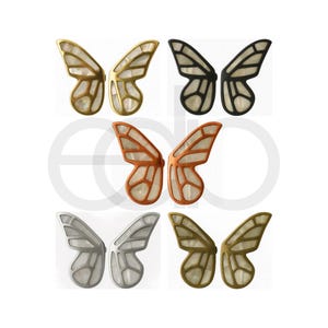 Mother of Pearl & Brass Butterfly  Opulence Handle | Eastern Inspired Gold, Blackened, Copper, Chrome and Ivory Cabinet Knob
