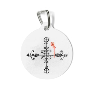 Papa Legba Pet Tag