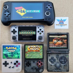 Anbernic RG556, RG353M, RG35XX (OG, PLUS, SP, H), RG40XXH,RG405M, Cube/xx, 406H, RG406V  - ps button &quot;Helper&quot; decals