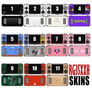 RG35XXH FRONT/BACK DECALS
