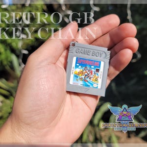Custom Retro GB Keychain