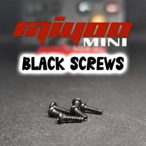 Miyoo Mini/ Plus Black Screws upgrade - 6 pieces