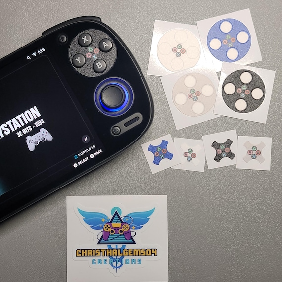 Retroid Pocket Mini V2 カスタムボタン変更済 Retroid Pocket 4 / 5 / G2 / Mini - PS Button 