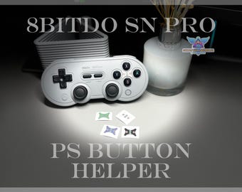 8BitDo SN30 - PS button "Helper" decals