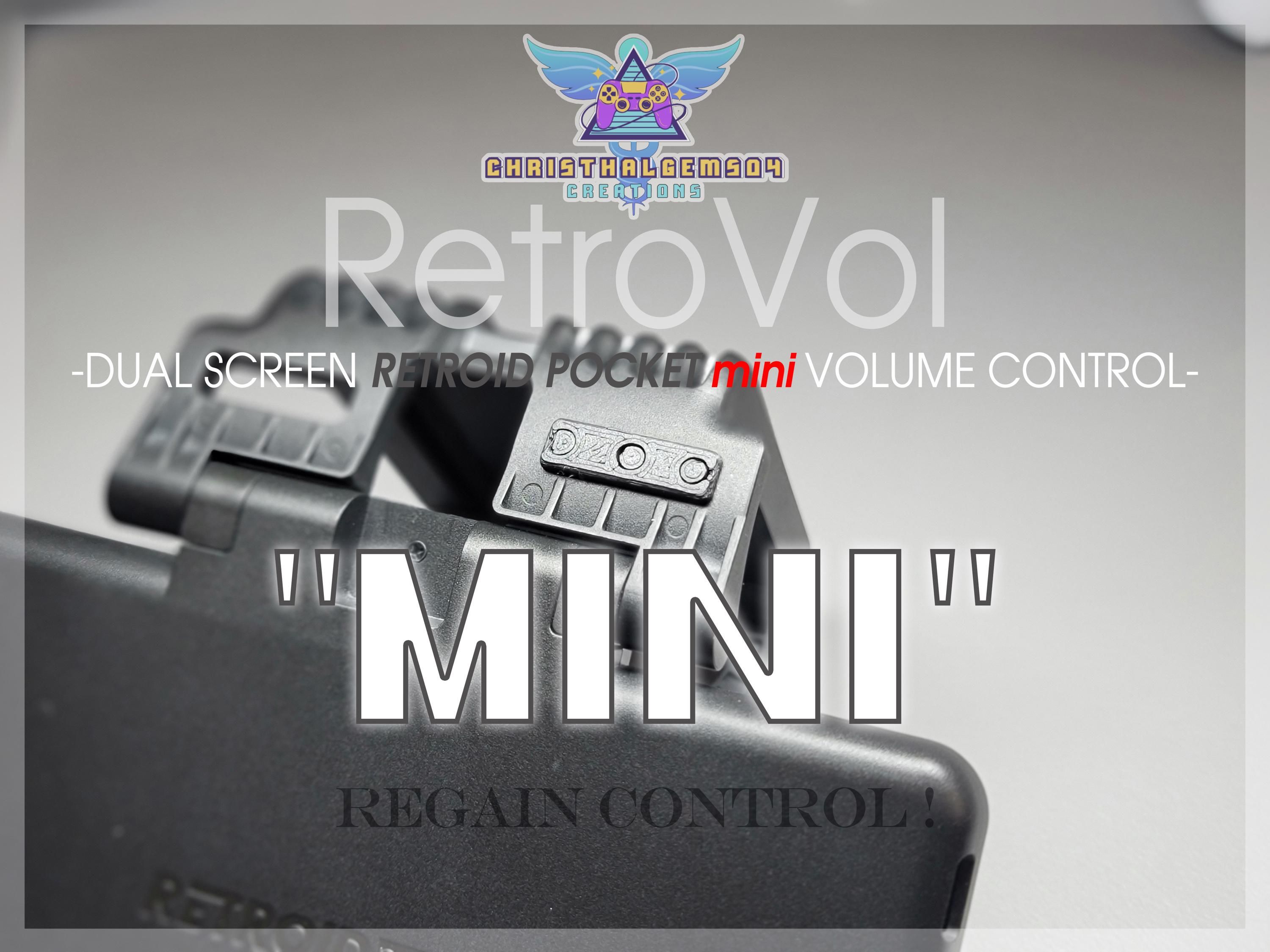 RetroVol「mini」 - 音量コントロールを取り戻す（デュアルスクリーン 