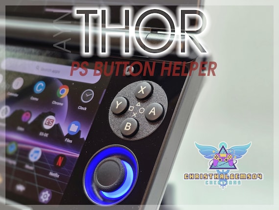 AYN Thor - PS button "Helper" decals
