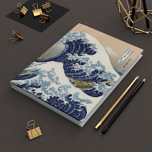 Notebook Hokusai&#39;s The Great Wave at Kanagawa