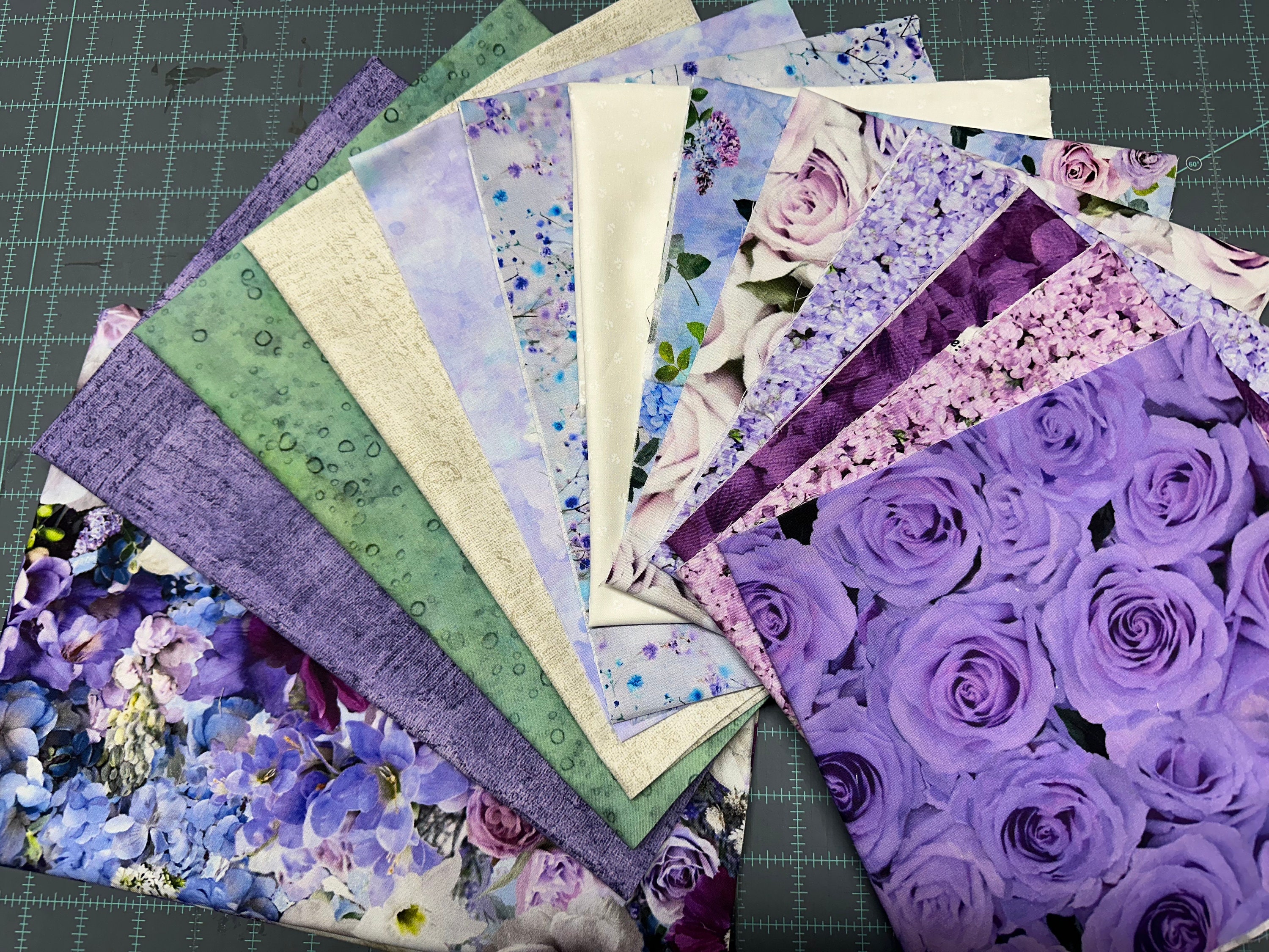 Cross Quilt Kit (46"x60"), Love Letters Fabrics by Timeless Treasures ...