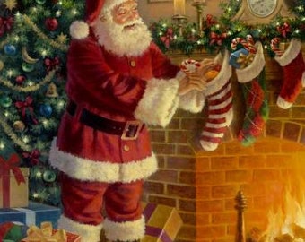 サンタのシンフォニー サンタクロース ヴィンテージ クリスマスサック